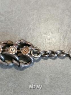 Solid Silver Bracelet, 19th Century, Napoleon III Period