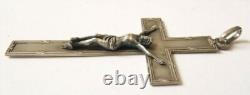 Solid Silver Crucifix 19th Century