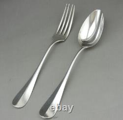 Solid Silver Cutlery Minerva Hallmark 1st Title 19th Century 153 Grams