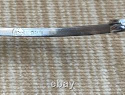 Solid silver 925 and vermeil salver from the late 19th century signed Wollenveber