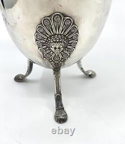 Solid silver Empire period French pouring jug circa 1800 19th century.