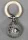 Solid Silver And Mother-of-pearl Baby Rattle, 19th Century