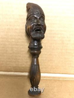 Solid wood nutcracker from the 19th century