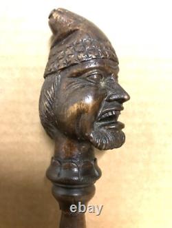 Solid wood nutcracker from the 19th century