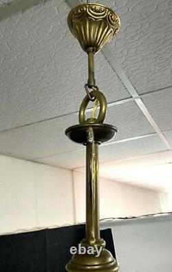 Spectacular And Important Dutch Chandelier In Gold Brass 19th Century