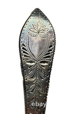 Sprinkle Spoon Silver Massif Poinçon Old Ecu Switzerland Epoque XIX Ème