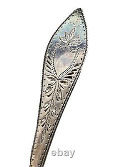 Sprinkle Spoon Silver Massif Poinçon Old Ecu Switzerland Epoque XIX Ème