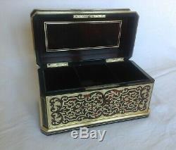 Super Box Inlaid Napoleon III Boulle Somewhat Dated Nineteenth Signed Giroux
