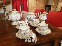 Superb Coffee Service Porcelain Of Paris, Late Nineteenth