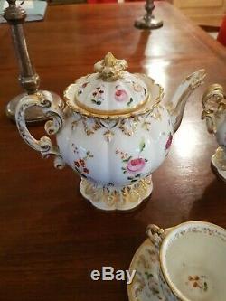 Superb Coffee Service Porcelain Of Paris, Late Nineteenth