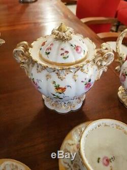 Superb Coffee Service Porcelain Of Paris, Late Nineteenth