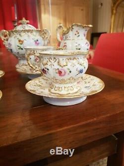 Superb Coffee Service Porcelain Of Paris, Late Nineteenth