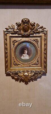 Superb Pair Of Golden Wooden Frames Of Napoleon III Period, Late XIX Th S