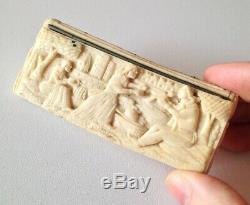 Superb Snuffbox Haute Epoque Xviii-xix Cross Butt Germany Holland