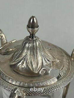 Superb Solid Silver Condiment Service from the Empire Period, Early 19th Century