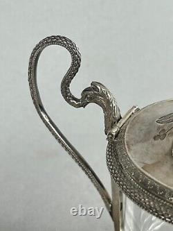 Superb Solid Silver Condiment Service from the Empire Period, Early 19th Century