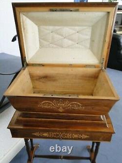 Superb Wedding Coffret Era Charles X XIX Cournal Heraldic Comtale