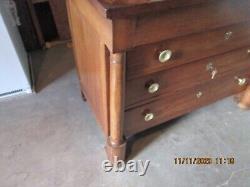 Superb walnut Empire period chest of drawers 19th century around 1810