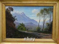 Svensen Lovely Landscape Table Mountain Hst Vintage Nineteenth Century