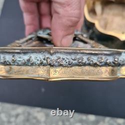 TAHAN Paris Jewelry Box Set Bronze Napoleonic III Era 19th Century