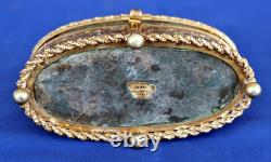 TAHAN Paris Jewelry Box Set Gilded Bronze Napoleon III Era 19th Century