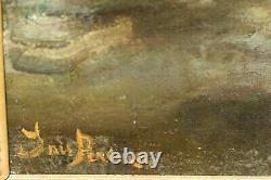 Table Ancien Nue Feminine Accoudé Academic Signed Era Xixth