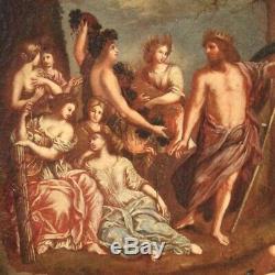 Table Former Oil On Canvas Painting Bacchanal Nineteenth Century Era 800