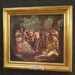 Table Former Oil On Canvas Painting Bacchanal Nineteenth Century Era 800