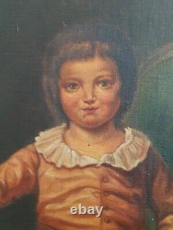Table Hst Enfant With His Period Jouets At The End Of The 19th Century