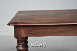 Table In Walnut And Oak Louis XIII Style Twisted Xixth