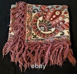 Table Mat Fringed Hand Tapestry Era Xixth