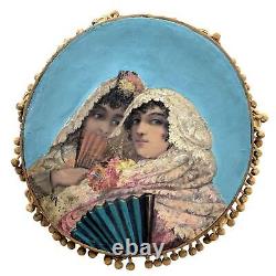 Tambourine with Elegance in the 19th Century