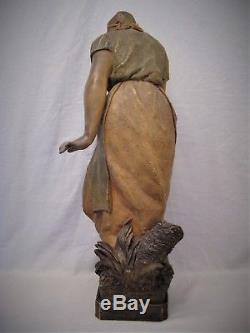 Terracotta Signed Friedrich Goldscheider The Peasant 19th Century