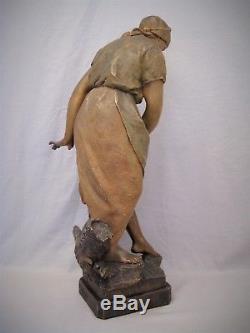 Terracotta Signed Friedrich Goldscheider The Peasant 19th Century