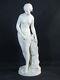 The Bather After Falconet, Porcelain Biscuit Sculpture, 19th Century