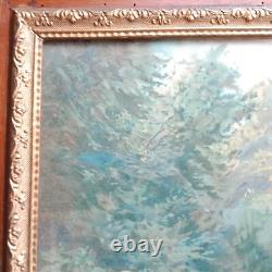 The Chromo Part 1880 Large Period Frame 70 x 54 cm Boules Game