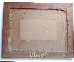The Chromo Part 1880 Large Period Frame 70 x 54 cm Boules Game