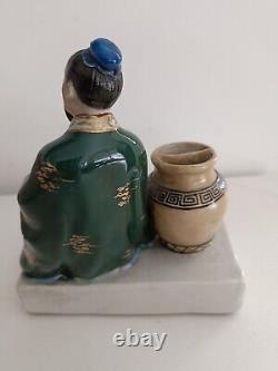 The Porcelain Scholar In Very Good Condition Era Xixth Emperor Pen Holder Ink