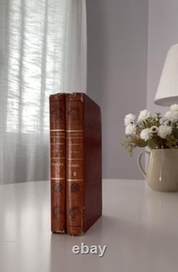The Satyricon of Petronius 2 volumes Panckoucke 1834-1835 Period binding