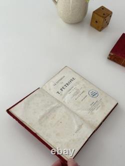 The Satyricon of Petronius 2 volumes Panckoucke 1834-1835 Period binding