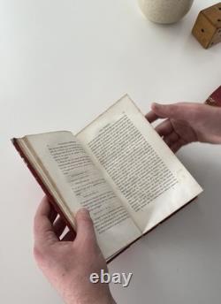 The Satyricon of Petronius 2 volumes Panckoucke 1834-1835 Period binding