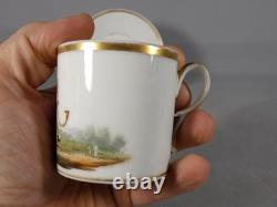 To the Chinese man smoking his pipe, Paris porcelain cup, early 19th century