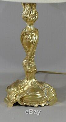 Torch Light Gilt Bronze Louis XV Style, Nineteenth Time