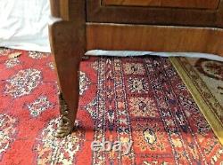 Transitional Style Commode in Marquetry from the Mid 19th Century