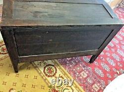 Transitional Style Commode in Marquetry from the Mid 19th Century