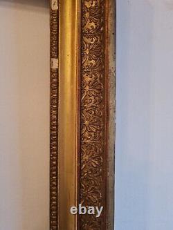 Translate this title in English: Antique Gilded Wooden Frame from the Empire Period, 19th Century