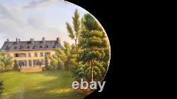 Translate this title in English: Paris Beautiful Porcelain Plaque from the Louis Philippe Era XIXth Century Fine Residence