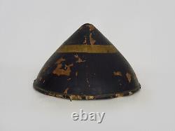 Translation: Japanese Paper Mache and Lacquered Wood Hat from the 19th Century