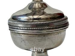 Travel Target In Silver Massif Minerva Age 19th Ancient Silver Ciborium