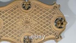 Tray, Woodwork In Noyer Sculpted Monoxyle, Era Xixth